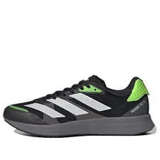 Adidas Adizero RC 4 Mens Running Shoes Size 10 Black White Green Grey GX6660