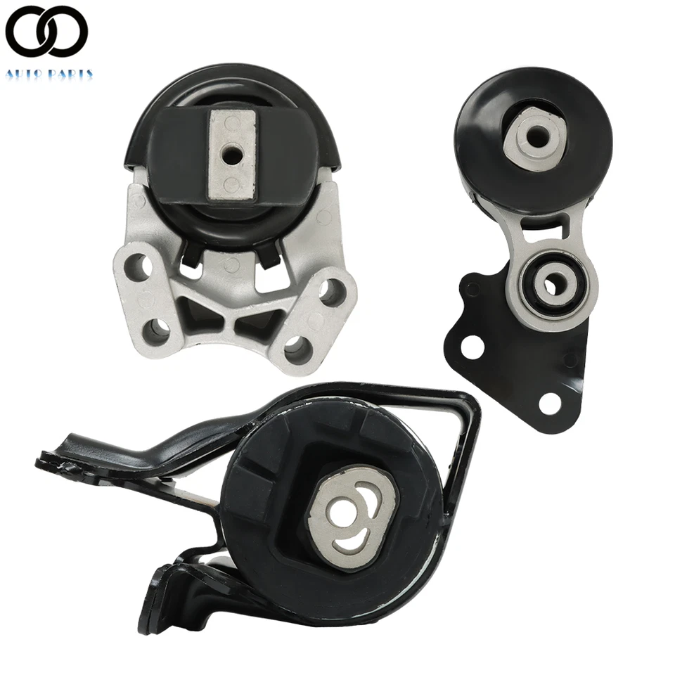 Juego de 3 juegos de montaje de motor y transmisión para 07-14 Ford Edge 07-10 Lincoln MKX 3,5 L 3,7 L Foto 2 de 4