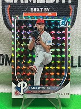 2025 Bowman Chrome - Zach Wheeler #72 - Geometric Refractor /499