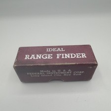 Vintage Ideal Range Finder Federal Instrument Corp USA Long Island NY with Box