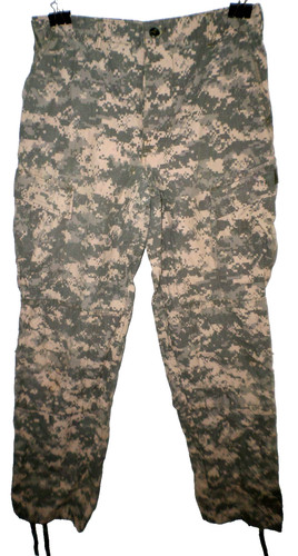 US MILITARY ACU COMBAT RIPSTOP TROUSERS MEDIUM LONG USED