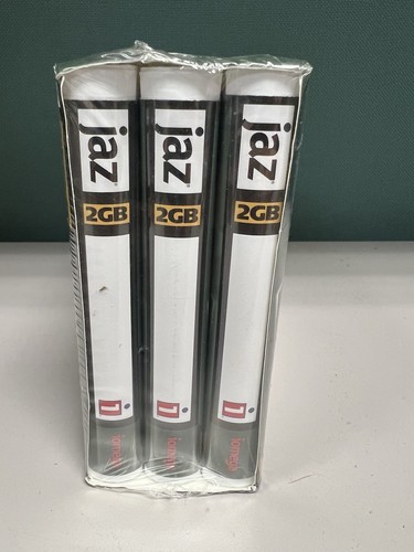 New 3 Pack iomega Jaz 2 GB Disks 10597 IBM Compatible Vintage 1997 - Bild 4 von 6