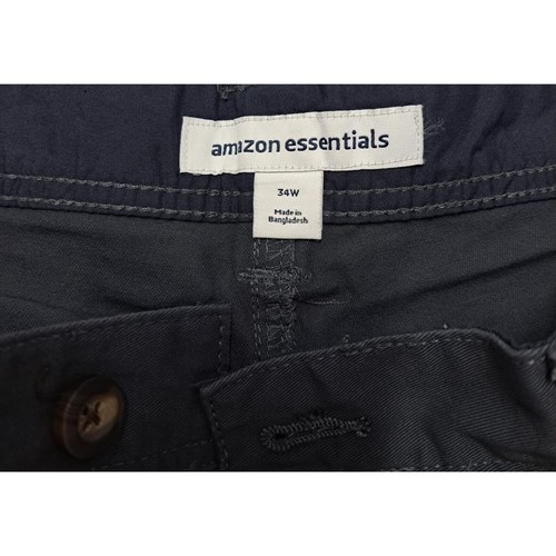 Amazon Essentials 10" Men's Classic-Fit Cargo Short Navy 34W. - Afbeelding 10 van 12