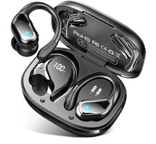 Wireless Earbuds Bluetooth 5.3 ENC Mic Deep Bass IP7 Waterproof 75H
