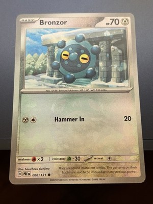Bronzor (Master Ball Pattern) 066/131 Sv: Prismatic Evolutions Holo