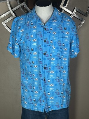 CISCO SYSTEMS Vintage Hawaiian Shirt XS Novelty Geeky Computer Nerd Convention