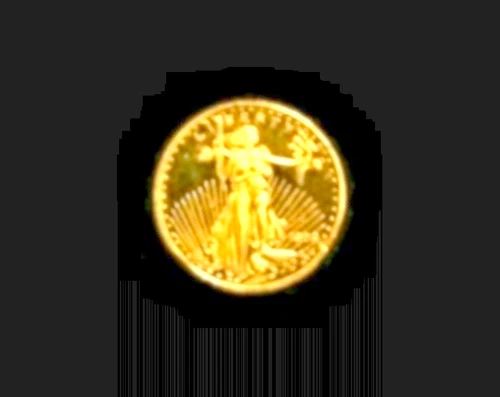 1925 Gold Fifty Cent Liberty Princess Of Mexico One Dollar Coin- With Holder