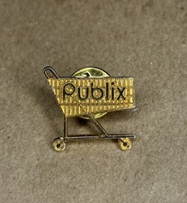 Publix Super Market Publix pin Publix collector Pin. Gold Shopping Cart