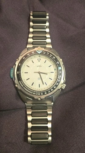 Vintage 1995 TIMEX INTREPID 46mm MEN’S WATCH DIVER INDIGLO excellent condition!!