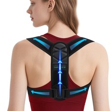 Posture Corrector for Women and Men, Adjustable Back Brace for Spine Alignment 