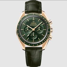 Omega Omega Speedmaster Moonwatch 42mm Moonshine 18k - New condition, Box And Papers