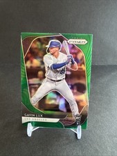 2020 Panini PRIZM GREEN ROOKIE CARD #198 Gavin Lux DODGERS EX/NM. rookie card picture
