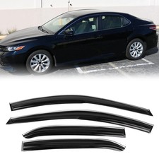 Tape-on Window Visors Rain Guards, Fit for 2018-2024 Toyota Camry,