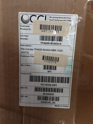 CCI TPA65R-BU4DA-K Four Foot (1.2 m) Multiband Twelve Port Antenna FREE SHPPING