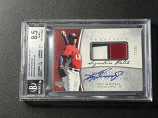 KEN GRIFFEY JR. BGS 2006 UD EXQUISITE SIGNATURE PATCH AUTO USA WBC GAME-USED /30