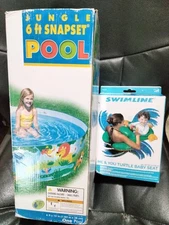 6' Intex The Wet Set Jungle Snapset Round Pool 6'x15" SWIMLINE ME & YOU BABYSEAT