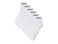 ADIDAS CALZE 3 PAIA   HT3457  C LIN ANKLE 3P WHITE/BLACK