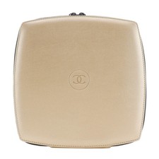 Chanel Sublimage Leather Pouch Women Gold One Size