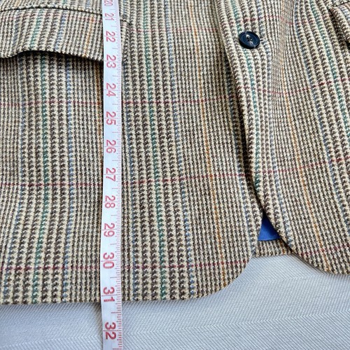Reid & Taylor Scotland Wool Tweed Blazer Size 42R Houndstooth Sport Coat Jacket - Picture 23 of 24
