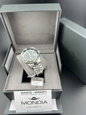 Orologio uomo Mondia automatico Hulk Diver Seiko calibro 24 Jewels 42mm nuovo con scatola