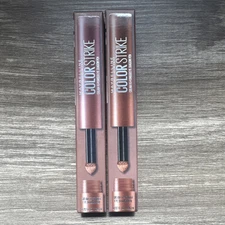 Maybelline Color Strike Cream To Powder Eyeshadow #40 RALLY METALLIC Lot Of 2