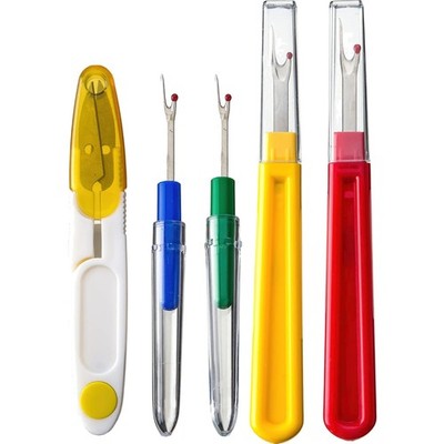Durable Sewing Seam Ripper Set with Plastic Handle and High-Carbon Blades