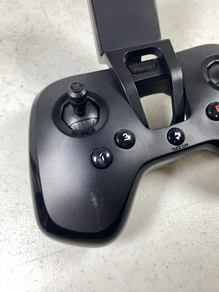 OEM Parrot Flypad Drone Controller w/ Phone Holder Black Works - Image 2 of 4