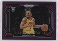 2024-25 Panini Prizm Draft Picks Purple Variations 48/75 Isaiah Collier #2 1o2