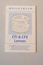 Hasselblad CFi  CFE Lenses Instruction Manual, Not a Copy c1999