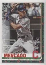 2019 Topps Holiday WalMart Mega Box Metallic Snowflake Oscar Mercado #HW51 fm0