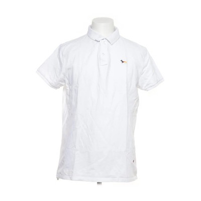 True Woods Clothing, Poloshirt, Größe: XL, Weiß, Bio-Baumwolle, Print #mBK