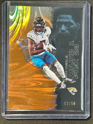 2025 Topps Signature Class Brian Thomas Jr. #79 Orange #3/50 Jaguars