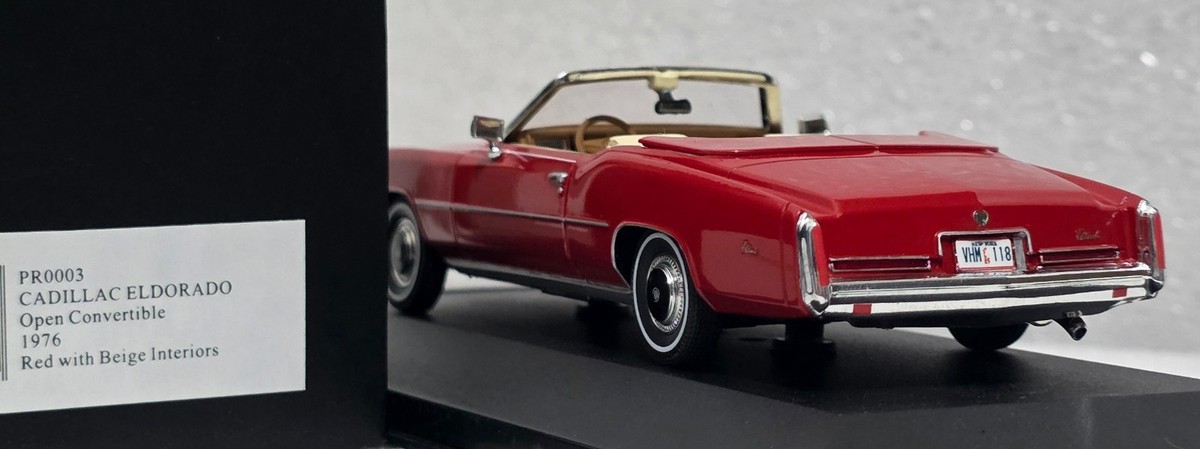 Cadillac Eldorado Convertible Open 1976 Red 1:43 Premium-X PRD003