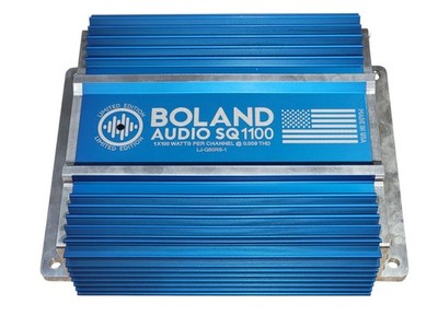 Boland Audio SQ 1100 Blue Aluminum Heat Sink Case NO AMP Old School USA NOS