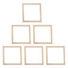 Foto artigianale in legno non finito 6 pezzi per tele allungate