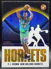 2003-04 Topps Pristine GOLD Refractor PJ Brown 18/99 NM #74 Hornets Heat Legend