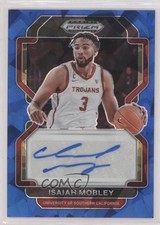 2022-23 Panini Prizm Draft Picks Blue Ice 41/75 Isaiah Mobley #DP-MOB Auto y8h