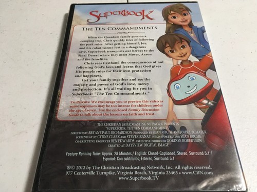 Superbook The ten Commandments Brand New - Picture 2 of 3