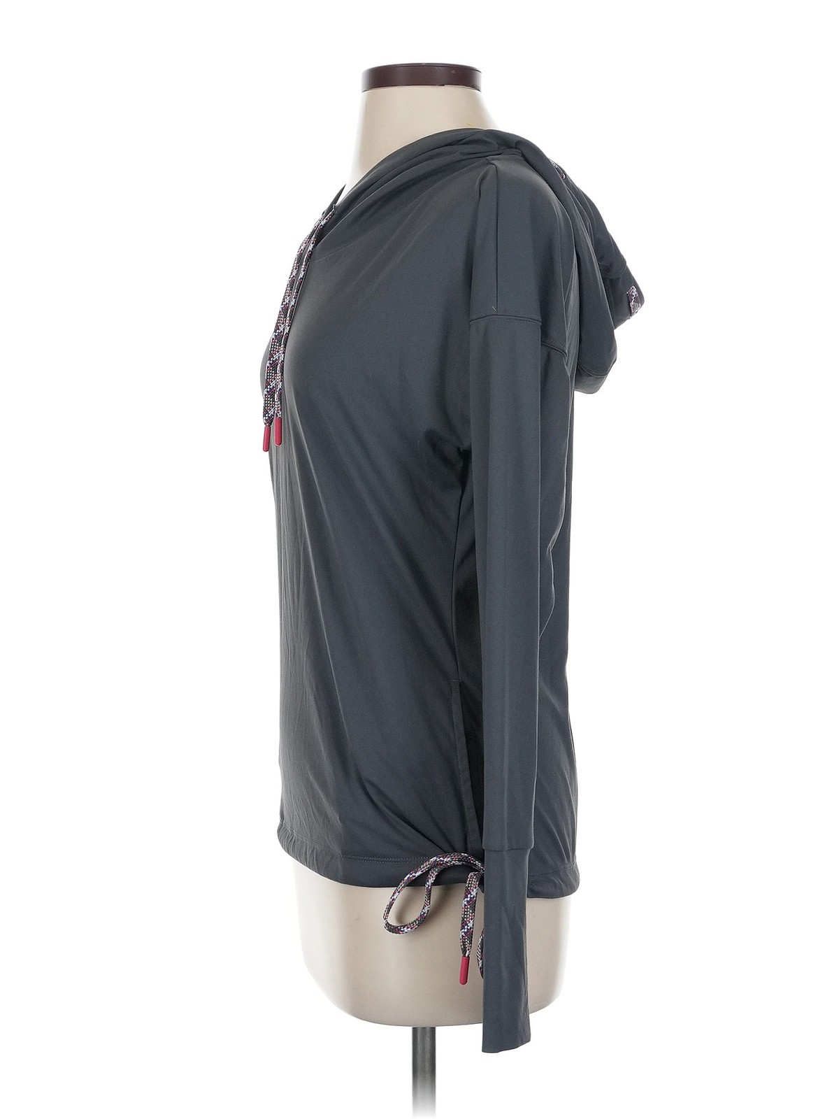 Asics Women Gray Sweatshirt S thumbnail 4