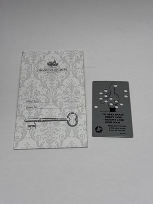 vintage disney grand floridian Hotel Room Key 