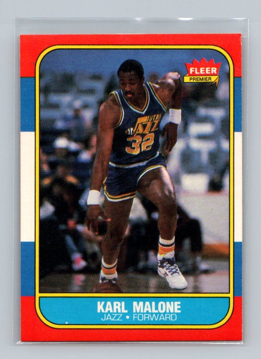 1986-87 Fleer Karl Malone #68 (RC)