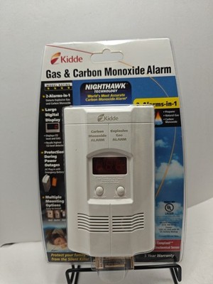 Kidde Nighthawk KN-COEG-3 Explosive Gas & Carbon Monoxide Alarm Detector