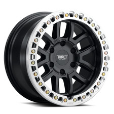 17 Thret Offroad 602 Maze Black Machined Beadlock Ring 17x9 5x4.5 -14mm Wheel