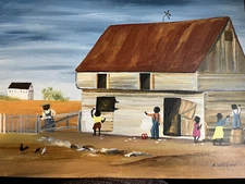 Outsider Artist: Alfonso Willums (The Whitewash) 12"x16"