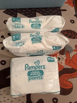 Pampers Premium Protection Pants Größe 7, 123 Windeln, 15kg, 360° Passform