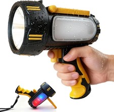 Rechargeable LED Spotlight 1650LM 900m Beam 13000mAh Handheld Searchlight
