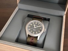 HAMILTON Khaki Field Quartz 38mm Watch With Extra Black NATO Strap Excellent Use