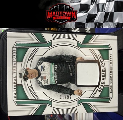 2025 National Treasures #RUS-BKW Brad Keselowski Race Used Sheet Metal