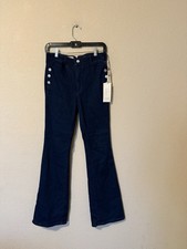 NWT Anthropologie Pilcro The Icon Flare Jeans Size 26 Dark Wash