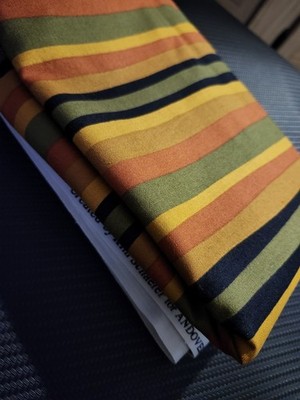 Havest Fall Stripes Cotton Fabric Quilt Scrapbook 1.5 YARD PIECE Autumn 